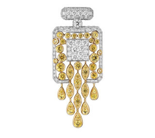 Сет «Флакон», брошь