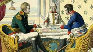 Император России Александр Первый, император Австрии Франц Второй, король Пруссии Фридрих Вильгельм Первый решили судьбу Польши – на беду России