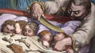 Гюстав Доре, иллюстрация к сказке Шарля Перро «Мальчик-с-пальчик»