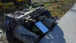 Терминал Starlink в Херсонской области Украины