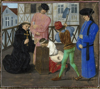 Средневековый художник Жан Фруассар документировал отправление правосудия в XVI веке